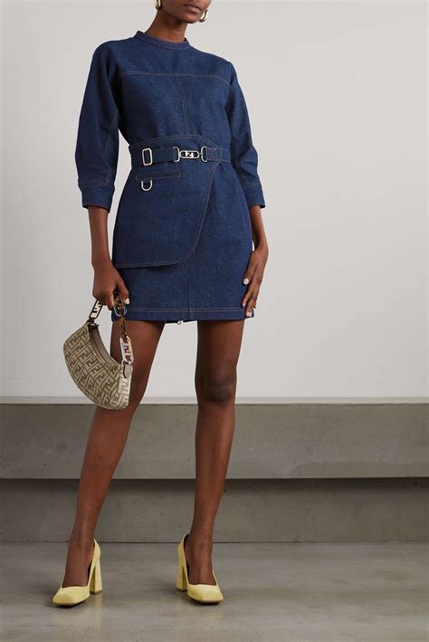 fendi logo dress cheap|fendi denim dress.